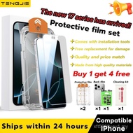 【Beli 1 Percuma 4】Filem kaca terbaja iPhone  Mudah dipasang, tempered glass iphone matte privacy, se