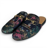 GUCCI x Disney 457114 唐老鴨 Princetown 馬銜扣涼鞋，顏色，7碼，義大利製造，男款，成色極佳。