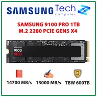 Samsung 9100 PRO 1TB SSD Hard Drive – M.2 2280 PCIe Gen5 x4 NVMe V-NAND (Read 14.700MB/s - Write 13.