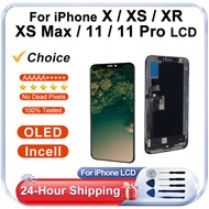 หน้าจอแสดงผลดิจิตอลสัมผัสสำหรับ iPhone x LCD XR XS MAX อะไหล่หน้าจอสัมผัสสำหรับ iPhone 11 PRO MAX LCD 12 Pro