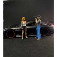 News Crew Figure Sethg Scale 1/24 Female Journalist Reporter not Preiser Noch - N3D