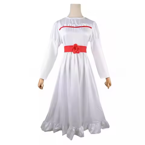 Annabelle Comes Home Dress Cosplay Costume Movie Character Halloween Masquerade Performance Clothing