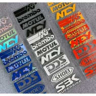 AT-🎇Cross-border foreign trade Reflective Motorcycle Side Strip Bicycle Helmet Sticker Car Reflective Car Sticker Englis