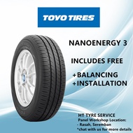 TOYO NANOENERGY 3 Neo3 14 15 16 17 inch Tyre Tayar Tire (Free Installation/ Delivery)