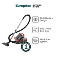 EuropAce Canister Vacuum with HEPA Filter - EVC 1150V with 1 year warranty