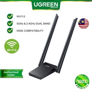 UGREEN AX1800 WiFi Adapter with Dual Antenna WiFi6 5G 2.4G Dual-band USB 3.0 Wifi Dongle For Windows 11 10 8 7 PC Laptop