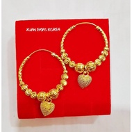 24K GOLD JHUMKA EARRINGS INDIAN 24K GOLD PLATED GRADE-AAA 24K GOLD PLATED EARRINGS INDIAN TRADITIONA