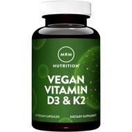 MRM Nutrition, Vegan Vitamin D3 & K2, 60 Vegan Capsules