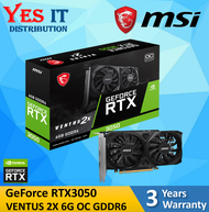 MSI GeForce RTX3050 VENTUS 2X 6G OC / RTX 5060 8GB GAMING OC Graphic Card / 5060 8G VENTUS 2X OC/506
