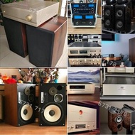 實體門市 免費報價 高價回收 二手音響設備  HiFi 音響 喇叭 膽機  CD機 解碼機 低音炮 音箱 唱片幾 歐美喇叭 前級 后級 舊音響卡拉OK  藍牙喇叭 擴音機 黑膠唱盤 微型組合音響 丹拿