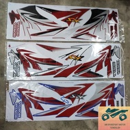 Stiker sticker body stripe cover set (1) honda wave dash110 v1 dash 110 v1 dash110v1 RS wave dash rs BY AIN