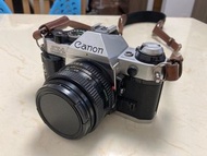 Canon ae1 program 連 相機皮帶、原廠canon 50mm F1.8大光圈lens鏡頭