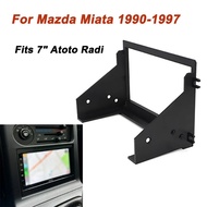For Mazda Miata 1990-1997 Double Din Head Unit Bezel Radio Frame Decoration Cover Fits 7" Atoto Radi