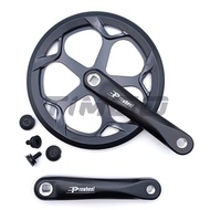 Prowheel Fixie Road Folding Bike 1x Speed Crankset 52T Single Cahinring Square Taper 165mm Crank Arm