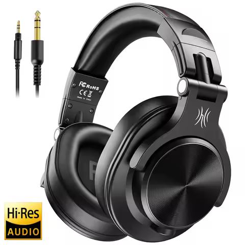 Oneodio A71 Wired HiFi Headphones With Mic Over Ear Stereo Hi-Res Headset Studio DJ Headphone For Re