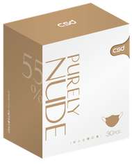 中衛 - 台灣中衛醫療口罩 - 成人立體口罩 55% Purely Nude (30個盒裝) (6010121)