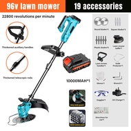 Pinsen 96V Adjustable Lithium Battery Cordless Lawn Mower 20-inch with 1-Year Warranty - Lightweight