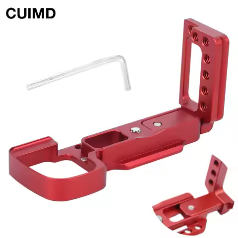 Quick Release Vlog L Plate Bracket Holder Hand Grip for Sony A6000 A6100 A6300 A6400 Digital Camera 