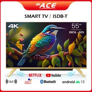 ACE 55" UHD Smart Google TV DK5L (Android 12, Netflix, Youtube, Chromecast, ISDB, Soundbar)