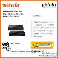 TENDA Tent Switch Hub 8 Port SG108 Gigabit Desktop Ethernet Switch 8 Port