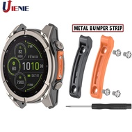 Replacement Watch Bumper Strip for Garmin Fenix 8 Pro/Tactix 8/Quatix 8/Fenix8 47& 51MM Metal Decora