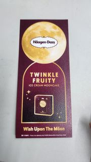 Haagen-Dazs Twinkle Fruity 品 明月 月餅