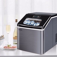 HICON Ice Maker Commercial Milk Tea Shop25kgAutomatic Commercial Small Desktop Household Ice Maker