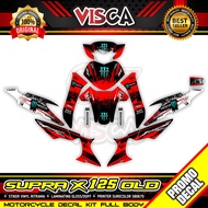 Decal Supra X 125 Lama Modif Keren Stiker Supra X 125 Lama Full Body Striping Supra X 125 Lama Varia