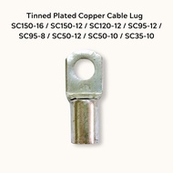 Tinned Plated Copper Cable Lug SC150-16 / SC150-12 / SC120-12 / SC95-12 / SC95-8 / SC50-12 / SC50-10