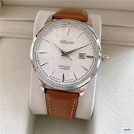 [In stock] Original Men Watches Seiko 5 21 Jewels Automatic Watch for Men Luminous waterproof Calendar Leather strap