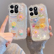 For Honor X7C ALT-LX2 Case Soft Silicone TPU Casing Back Cover 3D stereoscopic Cute Pattern Phone Ca