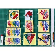 Apachee Designs / Apache Pedang / Daun Sticker Cutting Overlapping Reflective apachee stikerapachee 