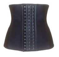 全城熱賣 - 5A乳膠減肥鋼骨束腰帶（黑色 L碼）