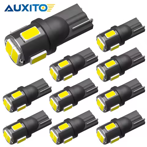 AUXITO 10x T10 W5W Led Bulb 194 168 2825 Car Interior Light Lamps For Hyundai Tucson I30 Ix35 Solari