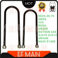 KE70 C22 KM36 UNSER RUSA ARENA DATSUN 620 MAXI URVAN E25 KE20 KE30 VANETTE E1400 SJ413 SPRING U BOLT