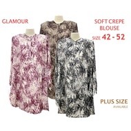 GLAMOUR Printed Soft Crepe Blouse (size 42-52) 84426