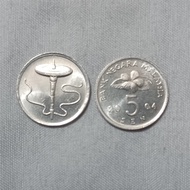 Uang Koin 5 Sen Malaysia 2004