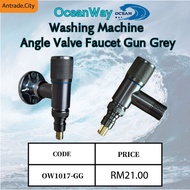 OCEAN Washing Machine Faucet Automatic Angle Valve Stainless Steel Kepala Paip Mesin Basuh OW1007-GG