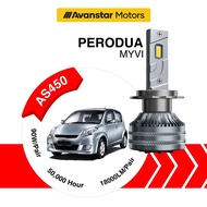 [PERODUA] Myvi 2PCS Car LED Headlight Foglight Bulb Hi/Lo Beam Headlamp H4 H8/H11 HB3/9005 Lampu Dep