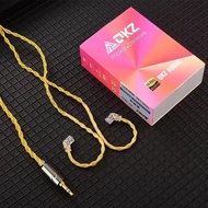 Hot QKZ T1 Earphone Cable 3.5mm jack QDC 0.75mm Connector Wired Headphones For ZXN ZXT VK4 ZX2 ZAX2