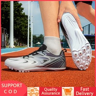 【Ready Stock】Athlete Running Training Shoes NEW Men Track Field Shoes Women Spikes Sneakers Track An