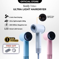 Franly High Speed Hairdryer 110,000RPM | Lightweight 280g | LED Screen | Negative Ion | Anti-Frizz