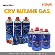 HOMELUX - CRV & BRV BUTANE GAS 120G AND 250G