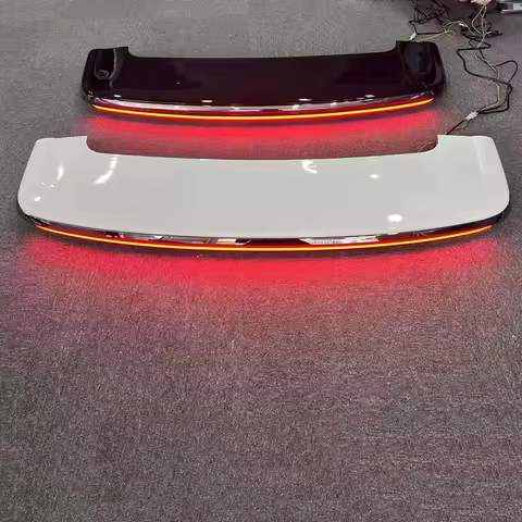 Tail wing with LED for Toyota Alphard & Crown Vellfire 40 Series 2024 modified Stream Turn Signal to