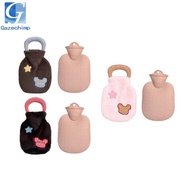 [Gazechimp] Hot Water Bottle for Women, Cute Convenient Comfortable Feet Warmer with Plush Cover, Ha