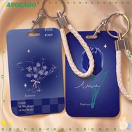 AVOCAYY Credit Card Holders, Plastic Business Card Holder, Cute ID Card Sleeve Student