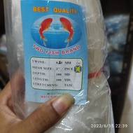 2 inch 0.25 fishing net, two fish brand, two goldfish