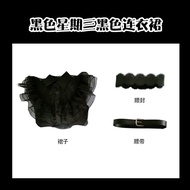 ชุดนักเรียนหญิง Wednesday Addams Cosplay Halloween Performance ชุดนักเรียน ชุดการแสดง ชุดนักเรียนหญิ