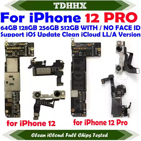 Free iCloud Mainboard With iOS Sytem For iPhone 12 Pro Motherboard Support Update Clean iCloud Plate