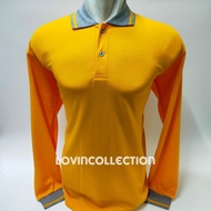 Long Collar Shirt/Men's Collar Shirt/Collared Shirt/Women's Collar Shirt //Yellow Mas